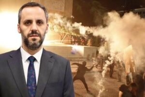 Përplasjet në protestë, PD kallëzon në SPAK ministrin Besfort Lamallari